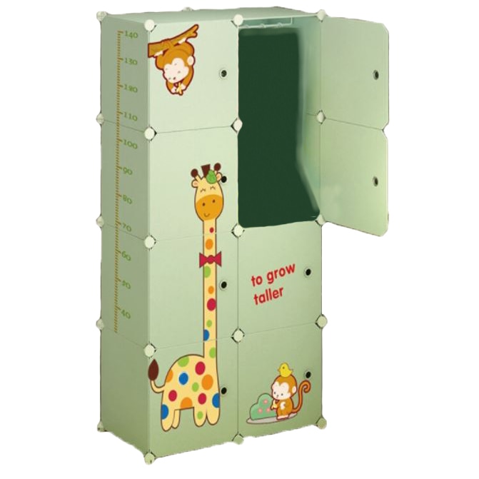 Dulap modular, TimeTrade, verde, 147x75x47 cm