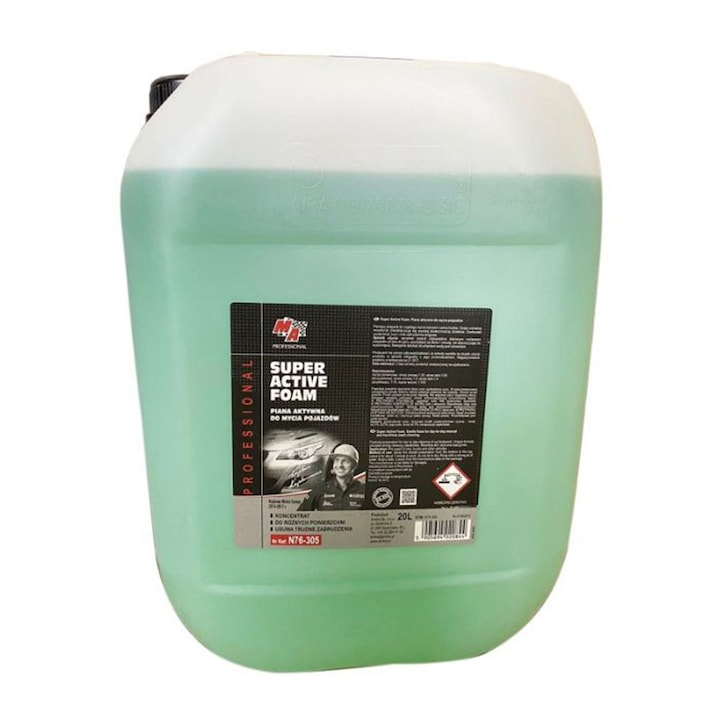 Активна пяна за почистване на автомобил MA Professional, Професионален шампоан, 1 литър