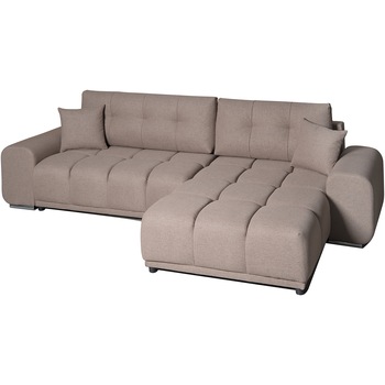 Coltar extensibil CD Sofa Giulia, 300x180x75 cm, montaj reversibil, culoare Maro Coltar extensibil CD Sofa Giulia, 300x180x75 cm, montaj reversibil, culoare Maro
