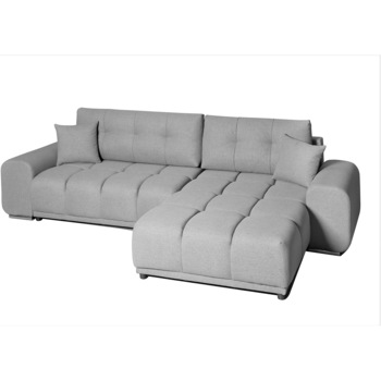Coltar extensibil CD Sofa Giulia, 300x180x75 cm, montaj reversibil, culoare Gri Coltar extensibil CD Sofa Giulia, 300x180x75 cm, montaj reversibil, culoare Gri