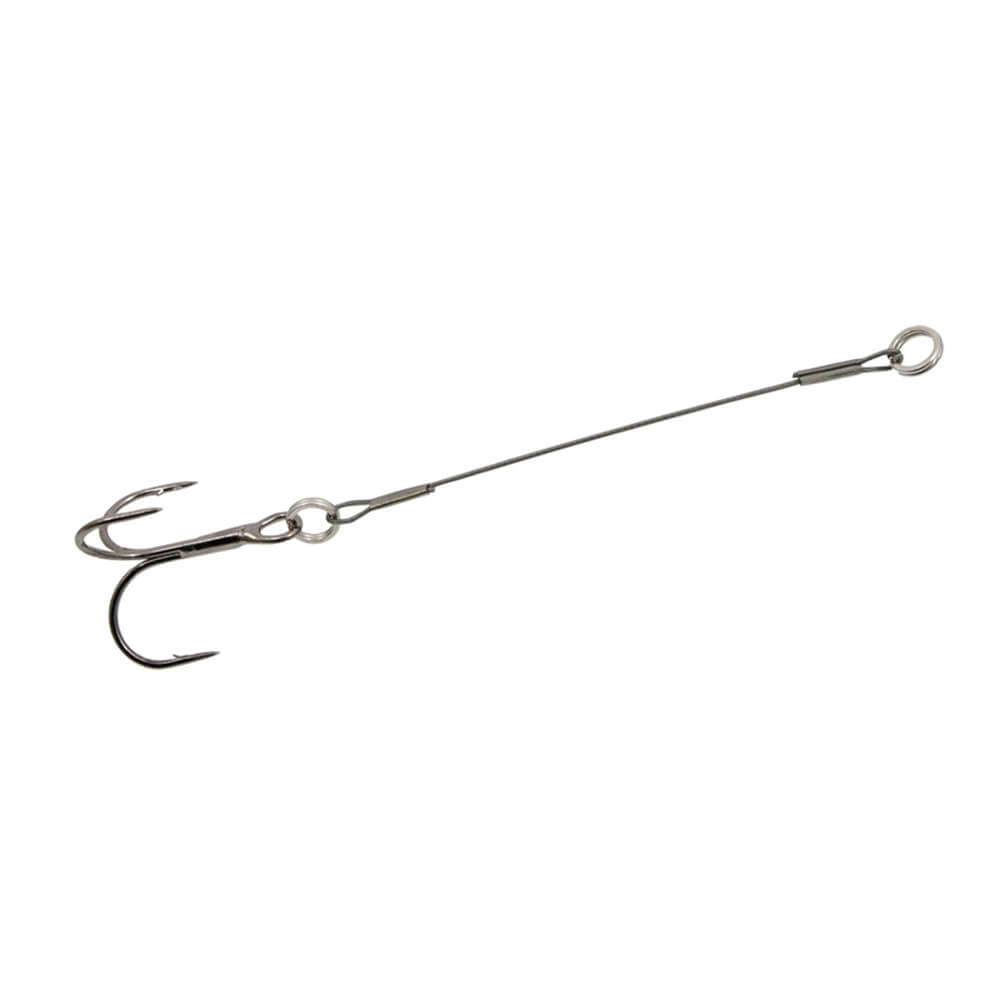 Montura rapitor cu o ancora #1/0 Konger Swimbait System, struna 9cm, 27kg