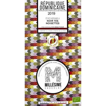 Ciocolata Belgiana Artizanala cu Alune de Padure Republique Dominicaine Bio 70 grame Millesime Chocolat Ciocolata Belgiana Artizanala cu Alune de Padure Republique Dominicaine Bio 70 grame Millesime Chocolat