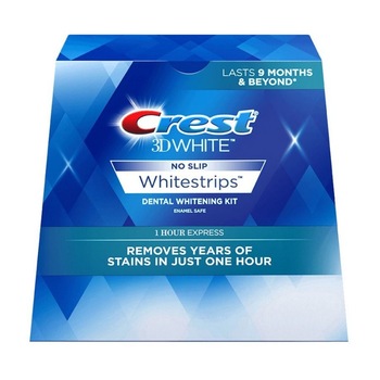 Cutie 4x Plicuri, Benzi Albirea Dintilor, Crest 3D White, 1-Hour Express, 11% Concentratie, 4 zile Cutie 4x Plicuri, Benzi Albirea Dintilor, Crest 3D White, 1-Hour Express, 11% Concentratie, 4 zile