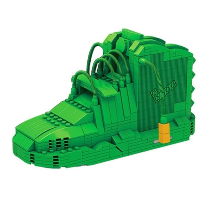 Set de construit sub forma de adidas Air Super Sneaker Nano , verde