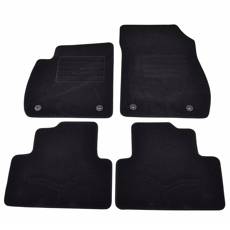 Set covorase AutoLux, mocheta, pentru Opel Zafira C 2012-, negru, 4 buc