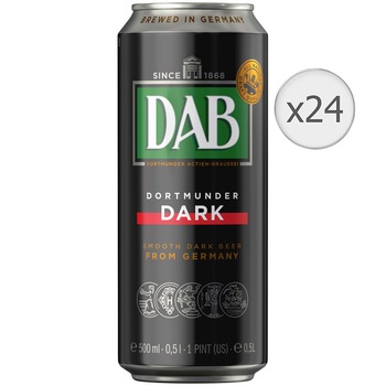 Bere Bruna Dab, 5%, Doza, 24 x 0.5l Bere Bruna Dab, 5%, Doza, 24 x 0.5l