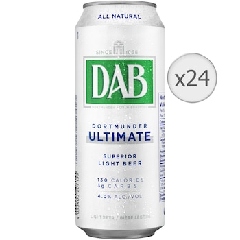 Bere Blonda Dab Ultimate Light, 4%, 24 x 0.5l Bere Blonda Dab Ultimate Light, 4%, 24 x 0.5l