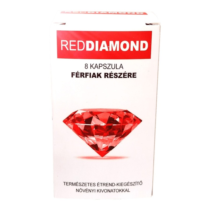 RED DIAMONDS Potencianövelő Kapszula Férfiaknak - 8 db