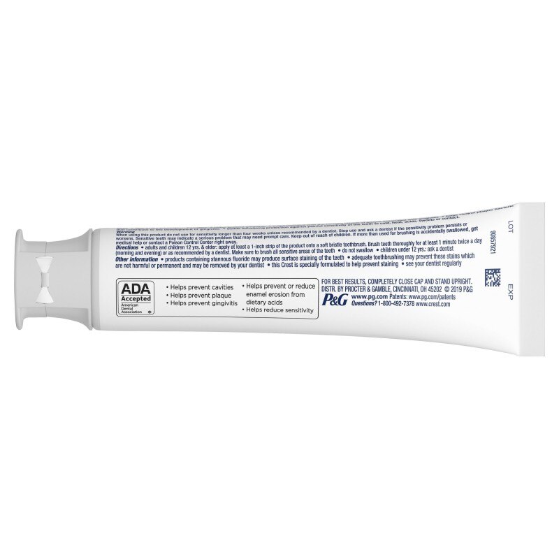 crest pro active defense deep clean toothpaste