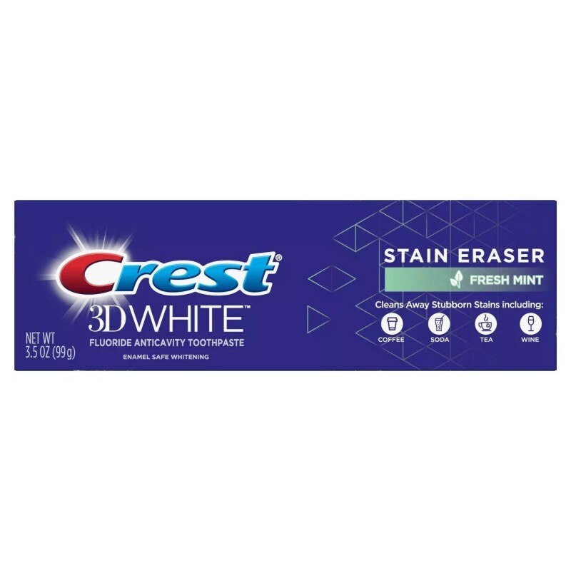 Pasta de Dinti, Crest, 3D White, Stain Eraser, Indepartare Pete, 99gr
