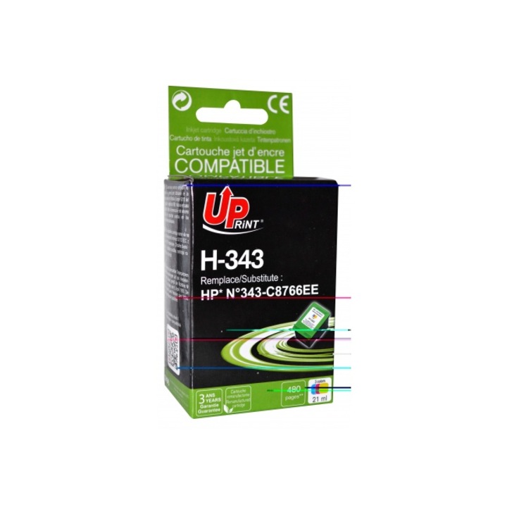 Tintapatron, 480 oldal, UPRINT C8766 HP, Multicolor