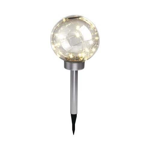 Lampa solara sfera cu LED vintage, Ø200 mm