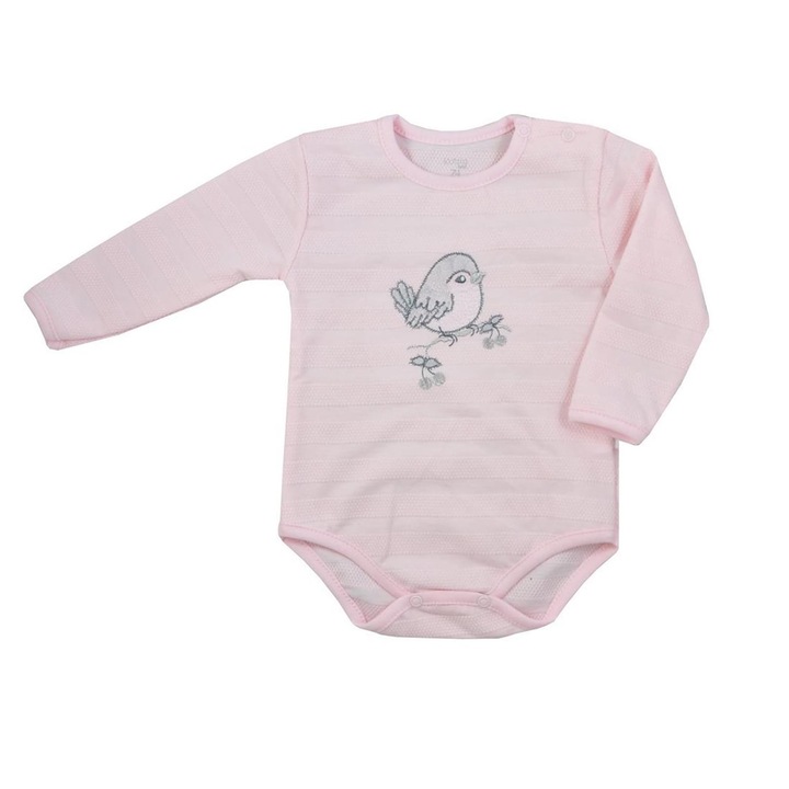 Body cu maneca lunga pentru fete Koala Sikorka 08-311_80 cm, Roz 54131