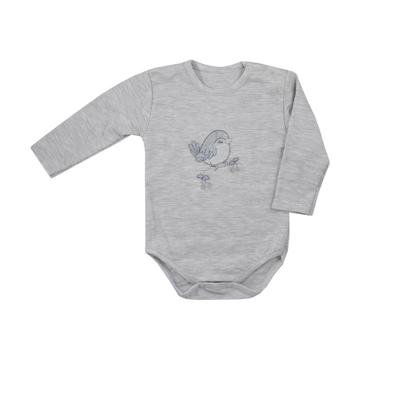 Body cu maneca lunga pentru copii Koala Sikorka 08-311G, Gri 54136