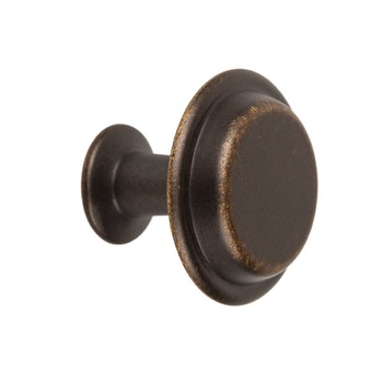 Buton pentru mobila Land, finisaj alama antichizata, D40 mm Buton pentru mobila Land, finisaj alama antichizata, D40 mm