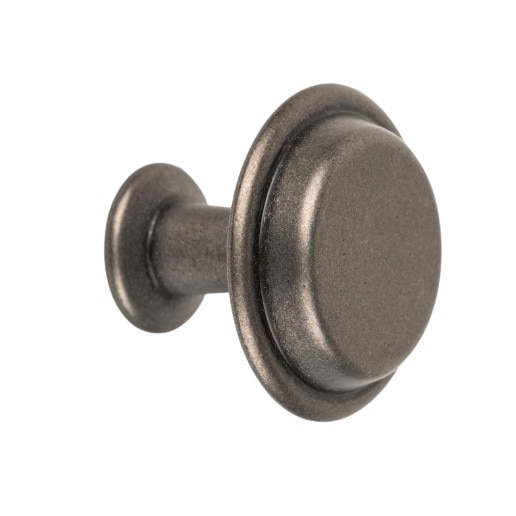 Buton pentru mobila Land, finisaj cositor, D40 mm