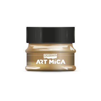 Pulbere minerala Art Mica, 9 g - maro auriu Pulbere minerala Art Mica, 9 g - maro auriu
