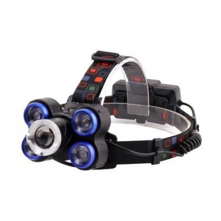 Челник MRG M-323, Акумулаторен, 5 x Led, С оптично увеличение