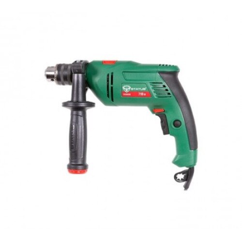 Bormasina cu percutie Status NVDP700, 2800RPM, Variator, 710W, Verde