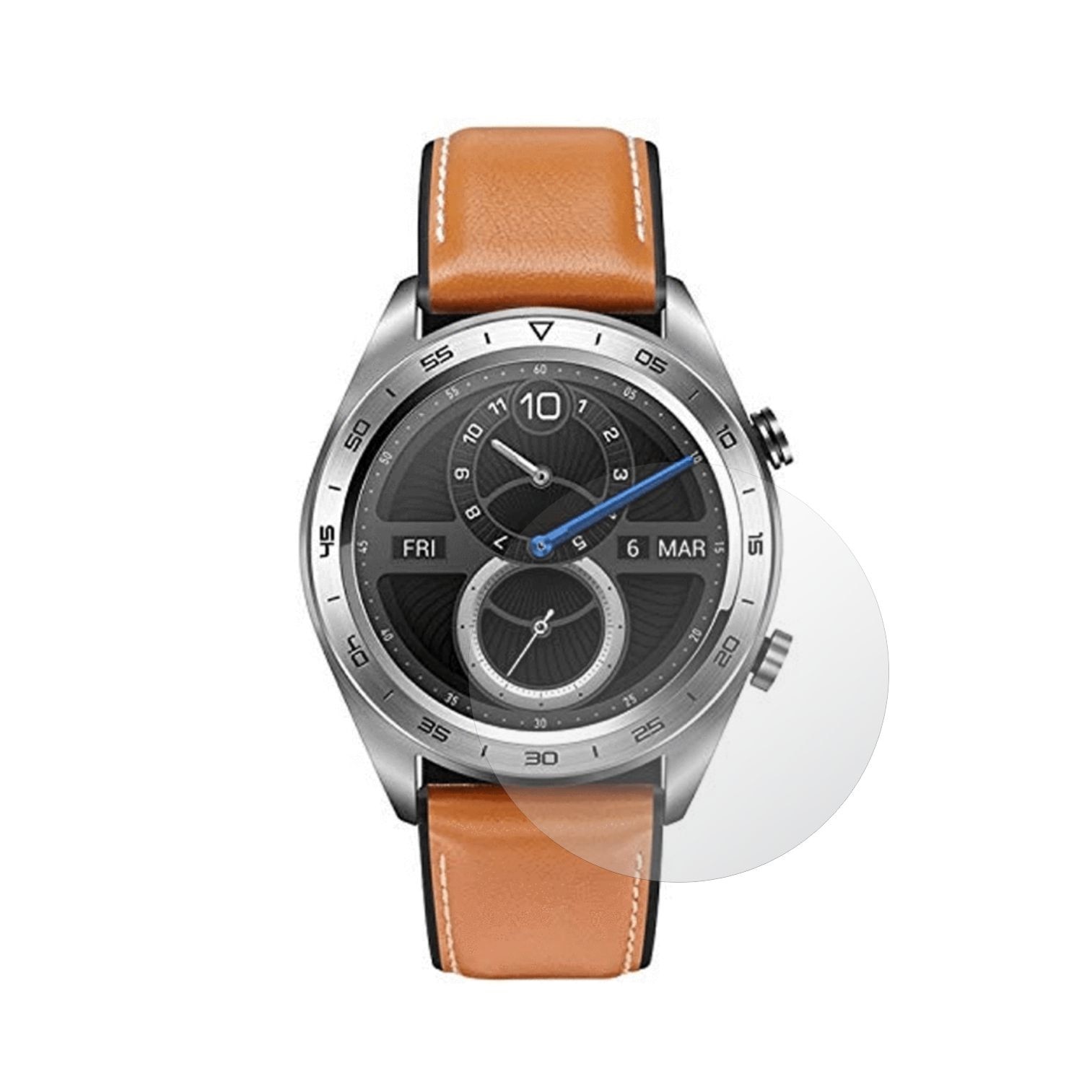 Set 2X Folie Protectie Ecran pentru Smartwatch Huawei Honor Watch Magic, Invisible Skinz UHD AutoRegeneranta, Siliconica Ultra-Clear cu Acoperire Totala, Adeziva si Flexibila