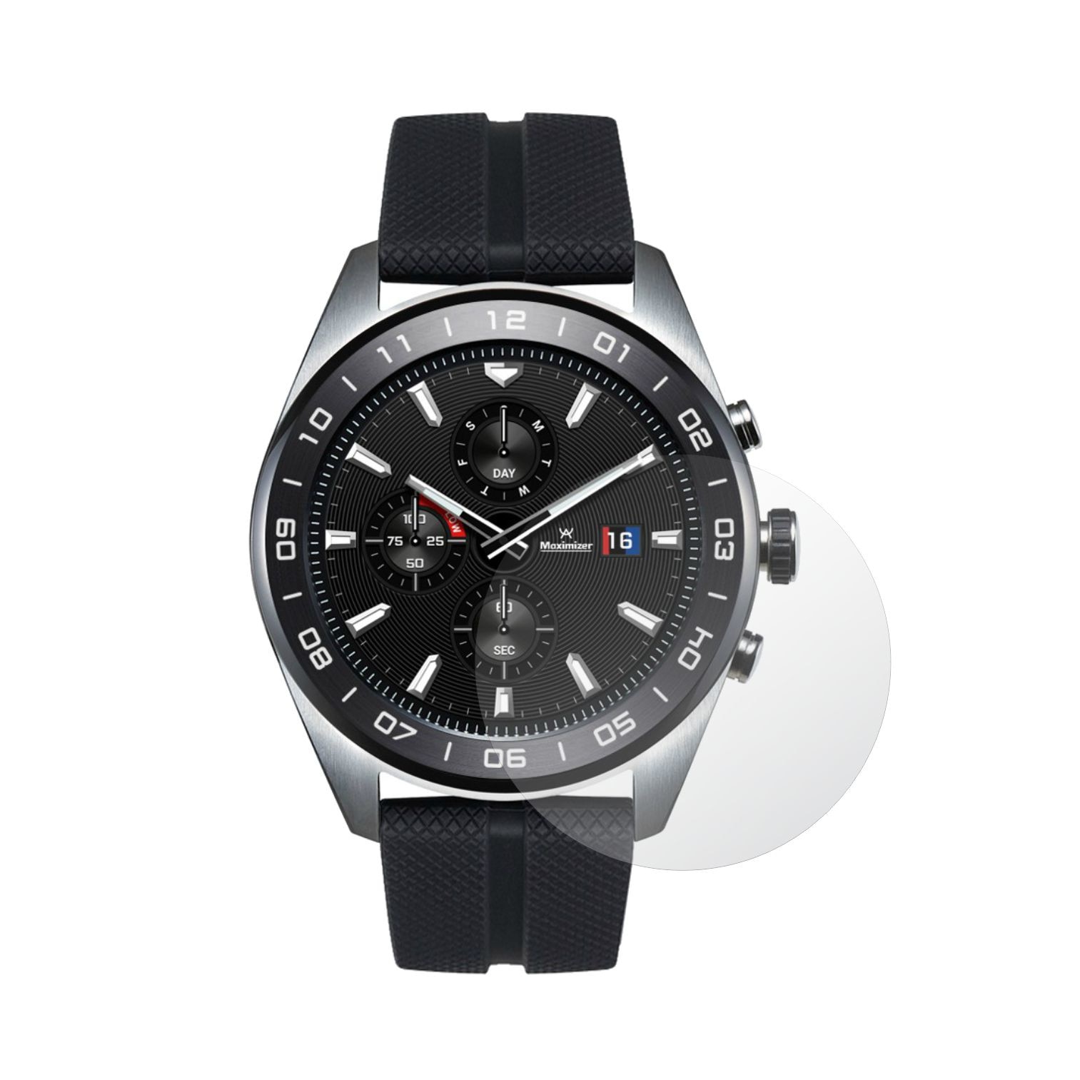 Set 4X Folie Protectie Ecran pentru Smartwatch LG Watch W7, Invisible Skinz Matte, Siliconica Mata Anti-Amprenta, Anti-Reflex, Adeziva si Flexibila