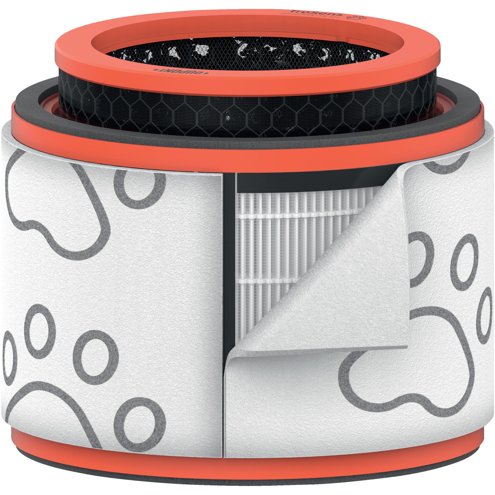 Rezerva filtru HEPA Leitz 2415129, 3 in 1, pentru purificator Leitz TruSens Z-2000, impotriva mirosului si parului de animale