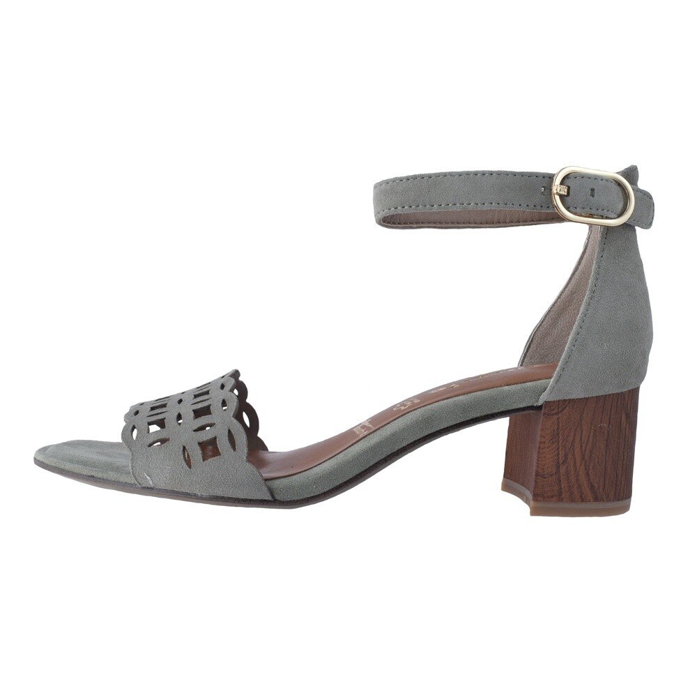 Sandale dama, din piele naturala, Tamaris, 1-28259-26-32-10, olive, Olive