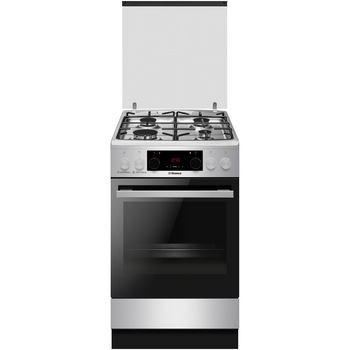 Aragaz Hansa FCMXS59363, Mixt, 4 arzatoare, Steam Cleaniing, Cool front, Aprindere electrica, Clasa A, 50 cm, Inox Aragaz Hansa FCMXS59363, Mixt, 4 arzatoare, Steam Cleaniing, Cool front, Aprindere electrica, Clasa A, 50 cm, Inox
