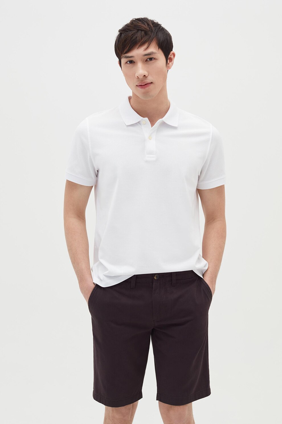 OVS, Bermude chino din bumbac, Violet aubergine, S-M