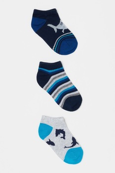 OVS, Set 3 perechi de sosete, baieti, cu imprimeu, Bleumarin/Gri/Albastru aqua, Bleumarin/gri/albastru aqua, 40-42 EU OVS, Set 3 perechi de sosete, baieti, cu imprimeu, Bleumarin/Gri/Albastru aqua, Bleumarin/gri/albastru aqua, 40-42 EU