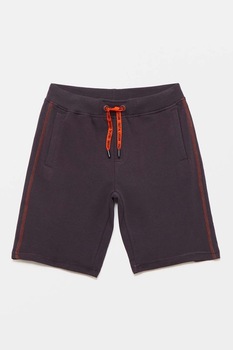 OVS, Pantaloni scurti cu snur si buzunare oblice, Gri inchis OVS, Pantaloni scurti cu snur si buzunare oblice, Gri inchis