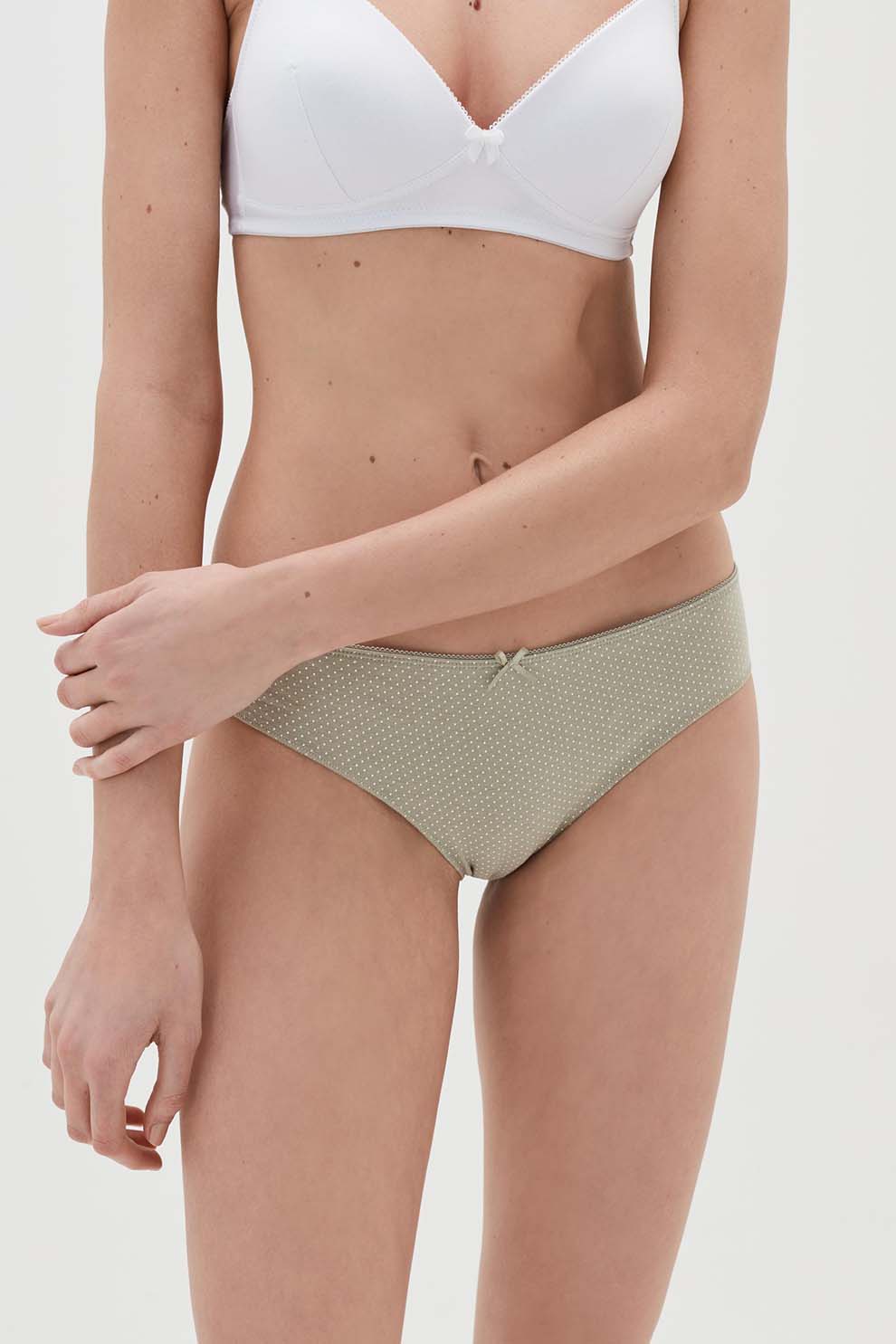 OVS, Chiloti cu imprimeu cu buline, Verde pal