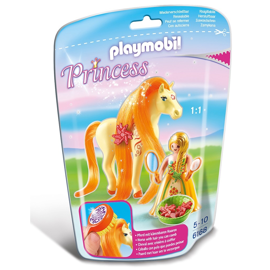 Set de constructii Playmobil - Printesa Soare Cu Calut (6168)