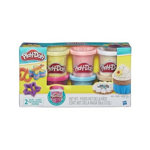 Set Play-Doh Confetti Compound Collection Craft 6Pcs