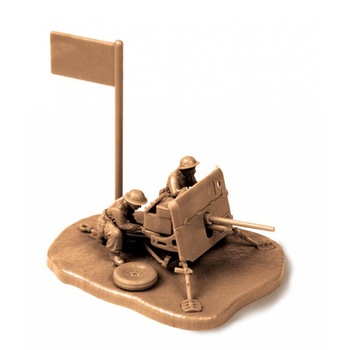 Macheta Militara Zvezda British Anti-tank Gun QF 2 PDR 40mm cu echipaj 1:100 ZVEZ 6169 Macheta Militara Zvezda British Anti-tank Gun QF 2 PDR 40mm cu echipaj 1:100 ZVEZ 6169