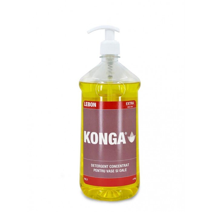 Detergent pentru Vase si Oale, Konga 2104 - Extra, 1L cu pompita