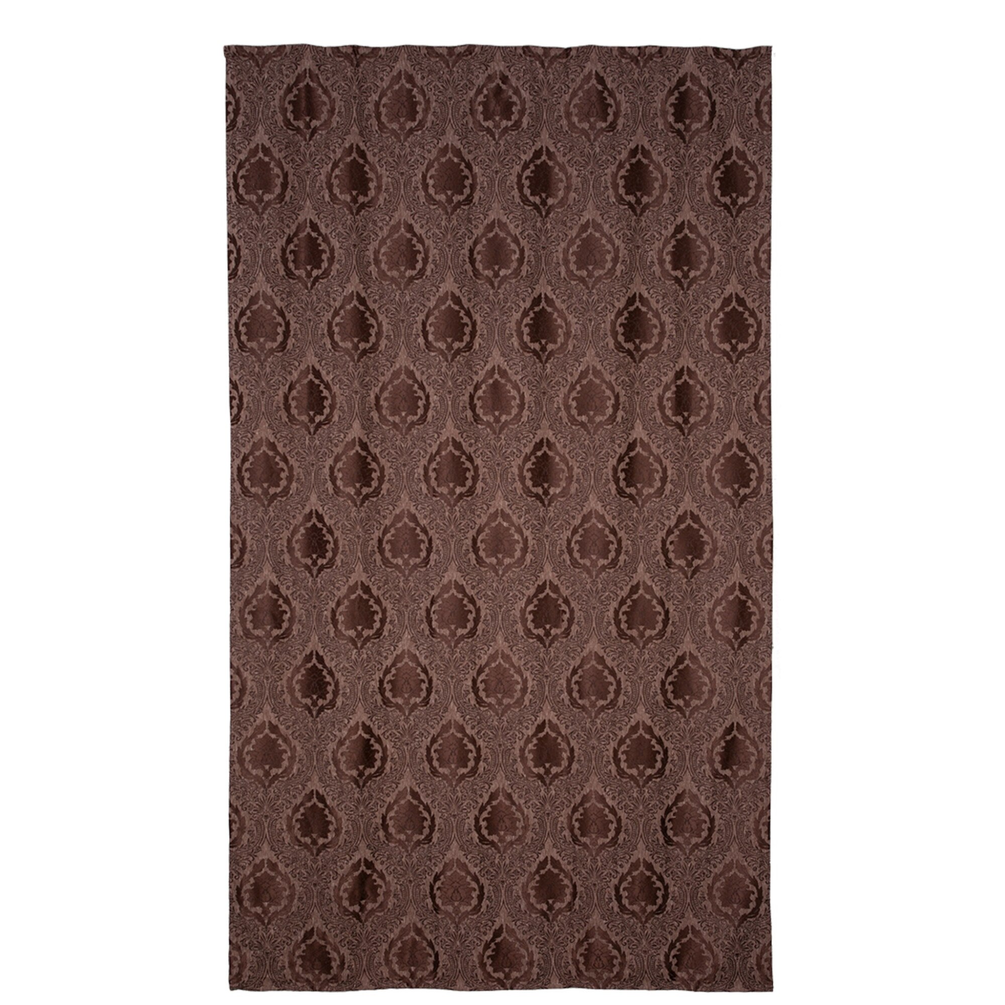 Draperie 140x245 cm, model 60028/15, prindere cu rejansa, maro deschis