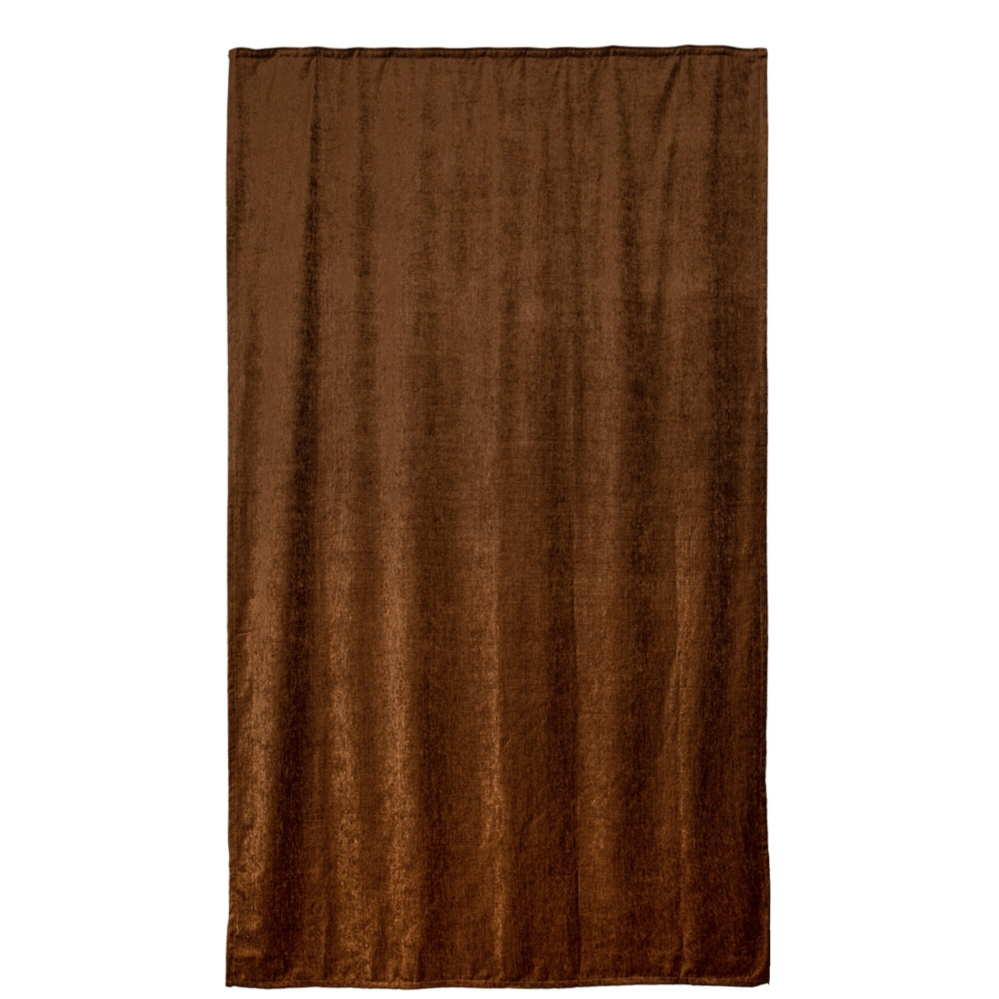 Draperie 140x245 cm, model 8135/3926, prindere cu rejansa, maro