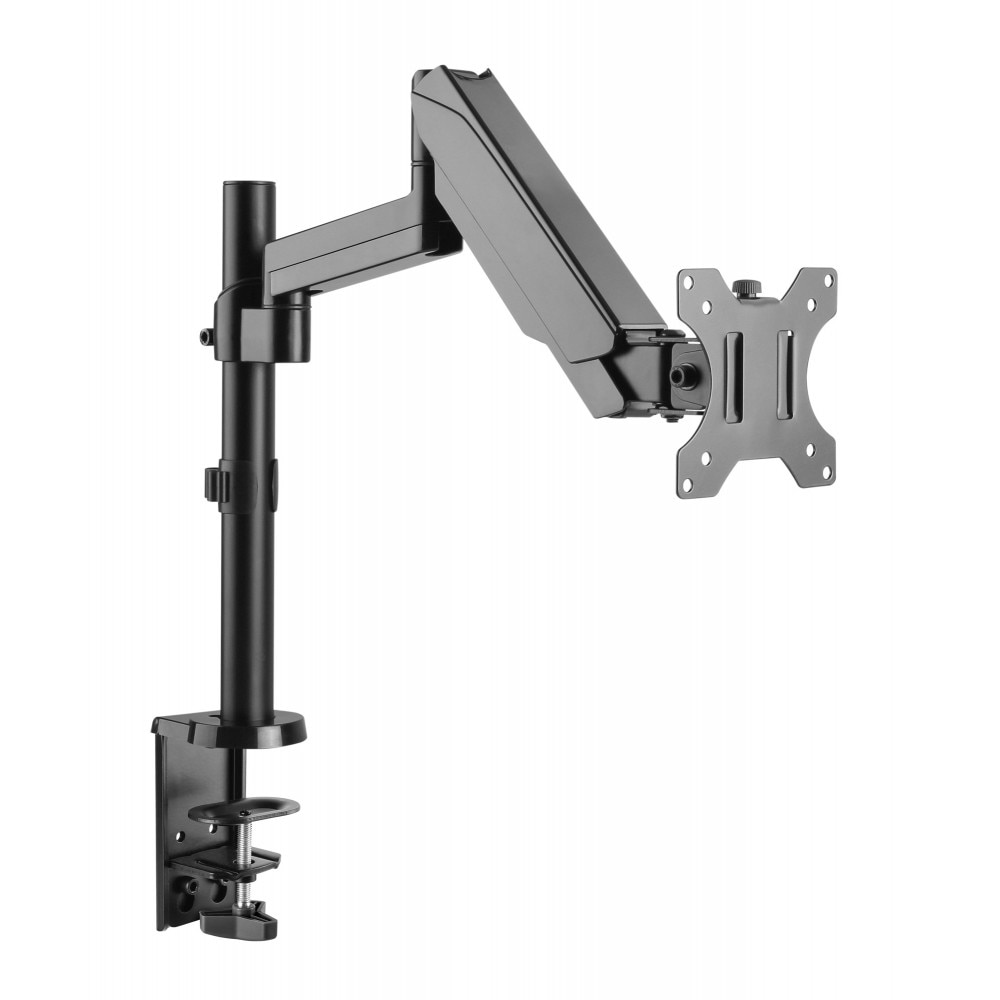 Suport de birou, brat cu gaz, dubla articulatie, 17 - 32 inch, Negru, Techly, ICA-LCD 516B