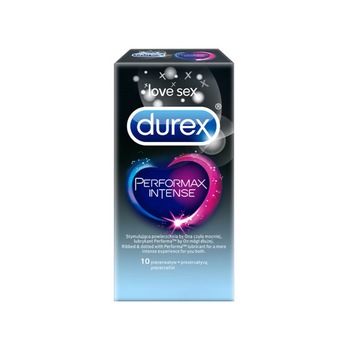 Prezervative Durex Performax Intense, 10 buc Prezervative Durex Performax Intense, 10 buc