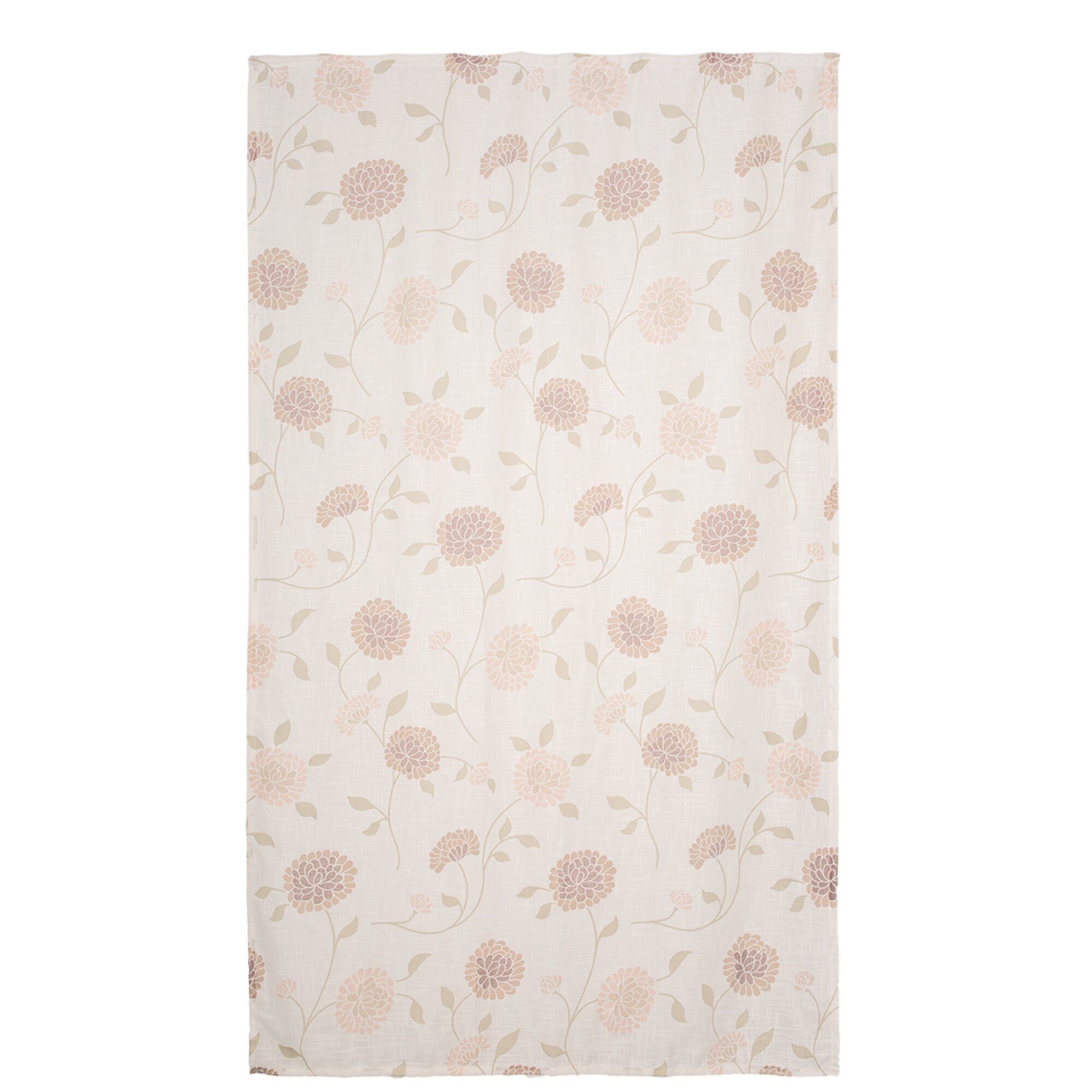 Perdea 140x245 cm, model LP 9514/1, prindere cu rejansa, crem/maro