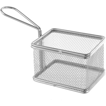 Cos servire Mini-fry tip friteuza, pentru servire aperitive si snacks, inox, 100x80x(H)65 mm, Hendi Cos servire Mini-fry tip friteuza, pentru servire aperitive si snacks, inox, 100x80x(H)65 mm, Hendi