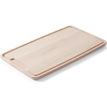 Tocator masiv cu sant de scurgere, lemn de fag, 390x230x(H)16 mm, Hendi Tocator masiv cu sant de scurgere, lemn de fag, 390x230x(H)16 mm, Hendi