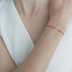 Bratara Kabbalah cu pandantiv din Aur 585 - 14K - Clover