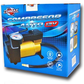 Compresor metalic Carmax, 12V , 150 PSI Compresor metalic Carmax, 12V , 150 PSI