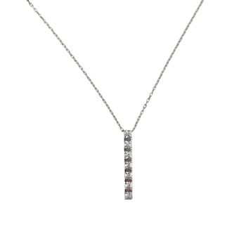 Jolie Silver - 925 Ezüst nyaklánc, cirkónia pálca
