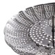 Sita gatit la abur, 24 cm, 4 in 1, capac, cos fructe, inox
