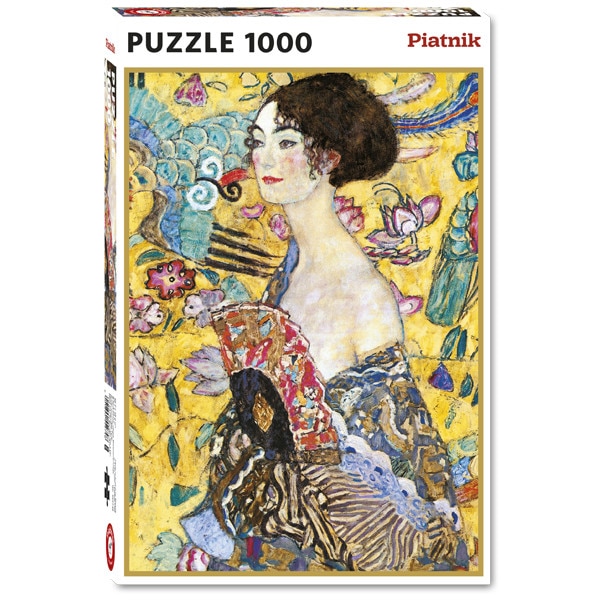 Puzzle clasic, Lady with Fan, Piatnik, 1000 de piese