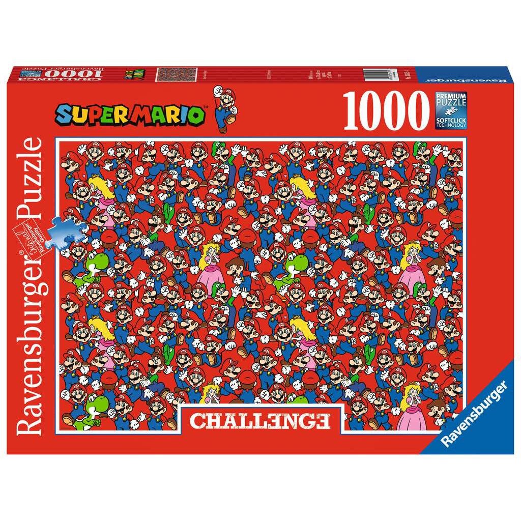 Puzzle clasic, Super Mario, Ravensburger, 1000 de piese