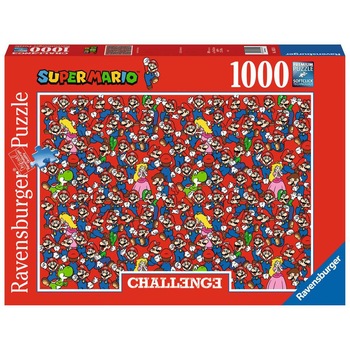Puzzle clasic, Super Mario, Ravensburger, 1000 de piese Puzzle clasic, Super Mario, Ravensburger, 1000 de piese